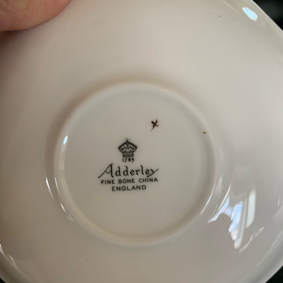 Vintage Adderly fine bone China Tea Cup and Saucer - Picture 5 of 7